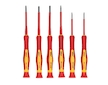DEDRA 06B040 Sada přesných izolovaných šroubováků 6 ks