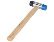 DEDRA 13M301 Klempířské kladívko 28 mm, hlava PU / nylon, hikorová rukojeť