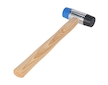 DEDRA 13M302 Klempířské kladívko 35 mm, hlava PU / nylon, hikorová rukojeť