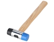 DEDRA 13M302 Klempířské kladívko 35 mm, hlava PU / nylon, hikorová rukojeť
