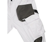 DEDRA BH4SP-XL Kalhoty ochranné velikost XL / 56, bílá, gramáž 190 g / m2