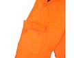 DEDRA BH80SO2-M Reflexní zateplené kalhoty s laclem vel. M, oranžové