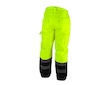 DEDRA BH80SP1-L Reflexní zateplené kalhoty vel. L, žluté