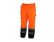 DEDRA BH80SP2-M Reflexní zateplené kalhoty vel. M, oranžové