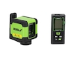 DEDRA MC0920 Křížový laser zelený + laserový dálkoměr 40 m – set