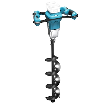 Bezkartáčový půdní vrták 18 V, šnek 15x80 cm