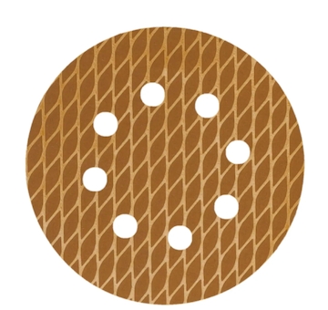 Brusný papír kulatý Anti-clogg 125mm, #100, suchý zip, sada 5ks