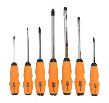 DEDRA 0603 Sada šroubováků, CrV úderové, 7 ks