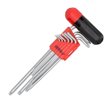 DEDRA 0654 Klíče Torx CrV, 9 ks