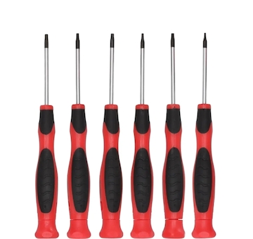 DEDRA 06A081 Sada přesných šroubováků 6 ks, ocel CrV