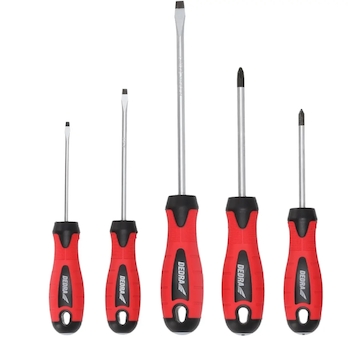 DEDRA 06A091 Sada šroubováků 5 ks, CrV stal