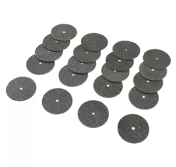 DEDRA 08T603 Korundový řezný kotouč na kov 32 x 1,0 mm, sada 20 ks