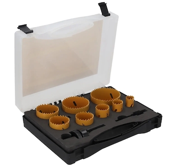 DEDRA 08WZ03 Sada bimetalových korunek 12 ks