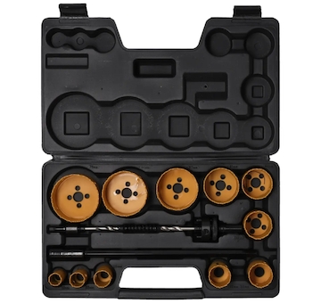 DEDRA 08WZ04 Sada bimetalových korunek 15 ks