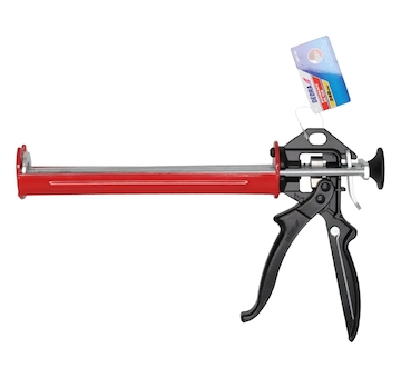 DEDRA 1201-05 Vytlačovací pistole, trojitá vodicí lišta do husté hmoty