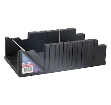 DEDRA 1239-05 Plastový přípravek na řezání úhlů 320 x 120 x 75 mm (4,5
