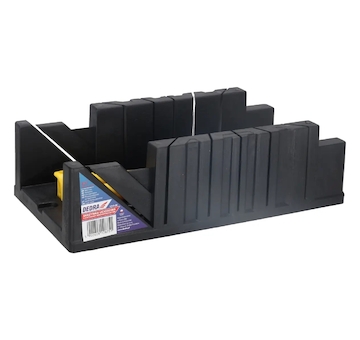 DEDRA 1239-06 Plastový přípravek na řezání úhlů 320 x 120 x 75 mm (4,5