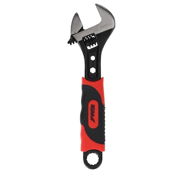 DEDRA 12B120 Stavitelný klíč 200 mm, ocel CrV, gumovaný úchyt