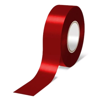 DEDRA 12VTC1910 Elektrická izolační páska PVC červená 19 mm x 10 m