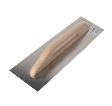 DEDRA 15B002 Hladítko hladké, nerez 480 mm x 130 mm, dřevěná rukojeť buk