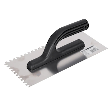 DEDRA 15B052 Hladítko zubaté, nerez 270 x 130 mm 6*6