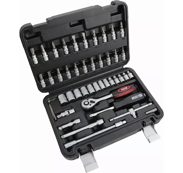 DEDRA 17K046A Nástrčkové klíče CrV sada 46 ks 13 x 1/4