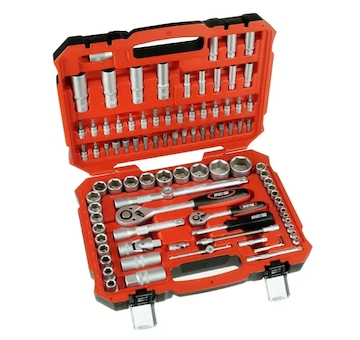 DEDRA 17K094 Nástrčkové klíče CrV sada 94 ks 18 x 1/2