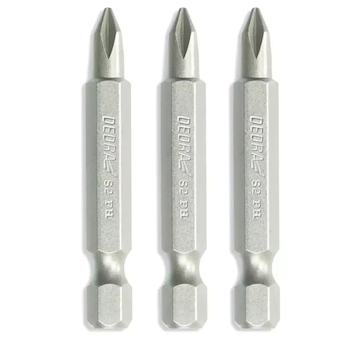 DEDRA 18A07S04 Sada šroubovacích bitů Phillips PH1/2/3 x 50 mm, blistr