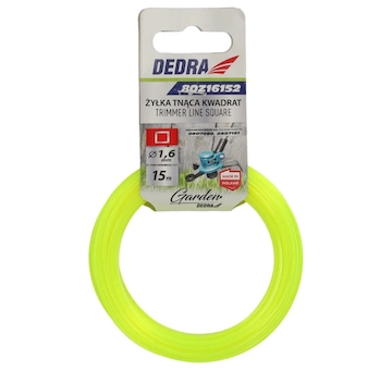 DEDRA 80Z16152 Řezná struna čtverec 1,6mm x 15m