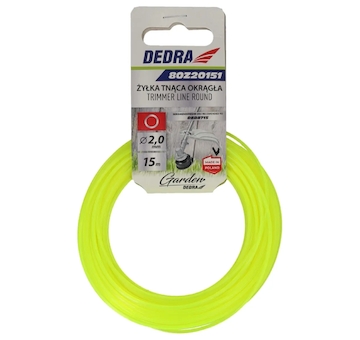 DEDRA 80Z20151 Řezná struna kulatá 2,0mm x 15m