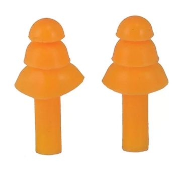 DEDRA BH1032 Silikonové protihlukové špunty, SNR 29 dB, 5 párů