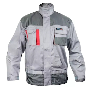 DEDRA BH3BL-S Blůza ochranná velikost S / 48, šedá, Comfort Line, gramáž 190 g / m2