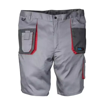 DEDRA BH3ST-M Ochranné kraťasy, velikost M / 50, šedé, Comfort line, gramáž 190 g / m2