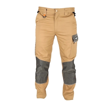 DEDRA BH42SP-XXL Kalhoty ochranné velikost XXL / 58, bavlna + elastan, 270 g / m2