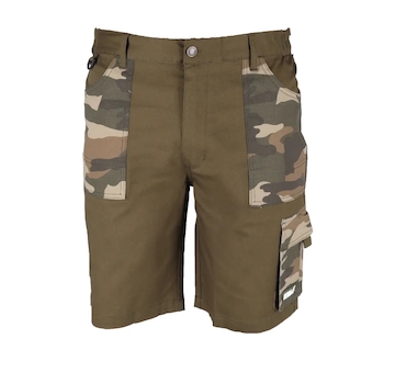 DEDRA BH43ST-XXL Šortky moro velikost XXL, bavlna + elastan, 200 g / m2