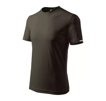 DEDRA BH5TA-M Tričko pánské M, army, 100% bavlna