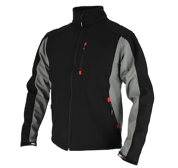 DEDRA BH6KS-L Softshellová bunda, velikost: L, 96 % polyester + 4 % elastan