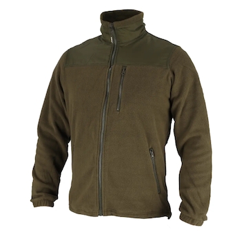 DEDRA BH6PA-L Fleece mikina s vložkami, 280 g / m2, vel. L, barva zelená army
