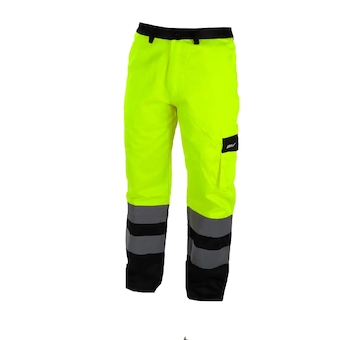 DEDRA BH81SP1-LD Reflexní kalhoty vel. LD, žluté