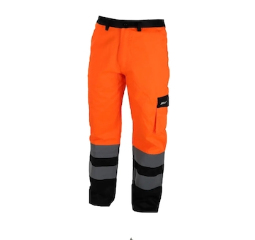 DEDRA BH81SP2-LD Reflexní kalhoty vel. LD, oranžové