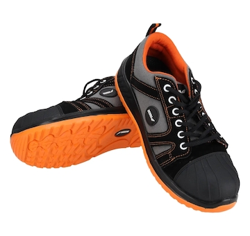 DEDRA BH9M6-40 Bezpečnostní polobotky M6, černo - šedé, velikost 40, kat.S1 SRC