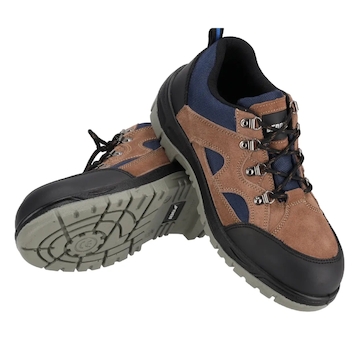 DEDRA BH9P2-43 Bezpečnostní polobotky P2, semišové, velikost: 43, kat. S1 SRC