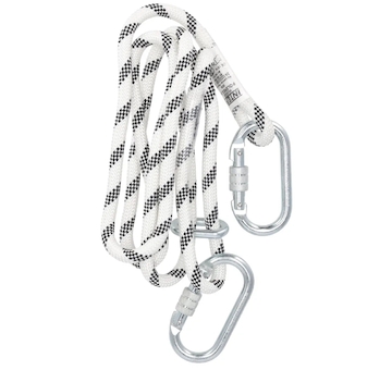 DEDRA BHSZ15 Lanko opásací s regulací délky 2 m s karabinami