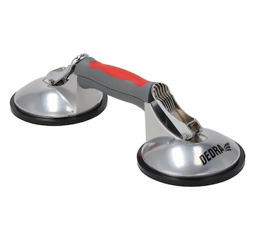 DEDRA DED06P12 Přísavka na sklo dvojitá 2 x 123 mm, max. 120 kg