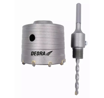 DEDRA DED1506-X Korunkový vrták 80 mm s úchytem HEX