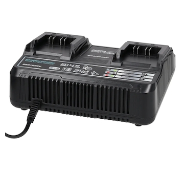 DEDRA DED7039V Rychlonabíječka dvouslotová 2x4,5 Ah 18V akumulátorů SAS + ALL