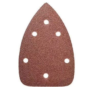 DEDRA DED79415 Smírkový papír Delta 140 x 140 x 80 mm,150 gr, suchý zip, sada 5 ks