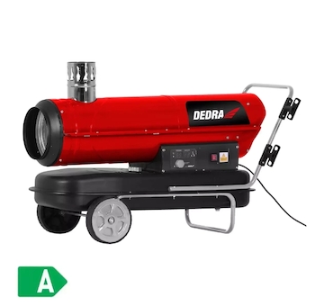 DEDRA DED9956TK naftové topidlo 50kW s vývodem spalin