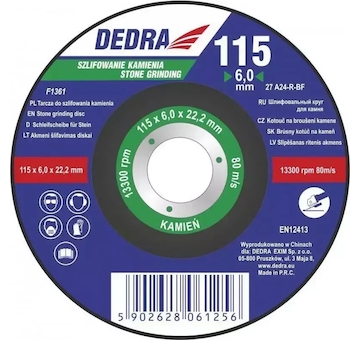 DEDRA F1365 Kotouč na broušení kamene 230 x 6 x 22.2