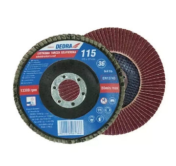 DEDRA F26120 Kotouč brusný lamelový 125 x 22 mm gr. 120